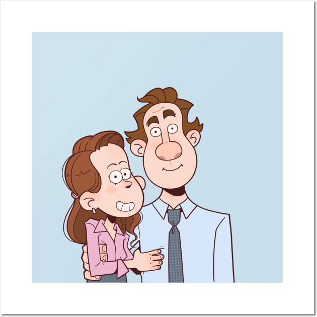 Jim & Pam Wall Art by danilocirillo